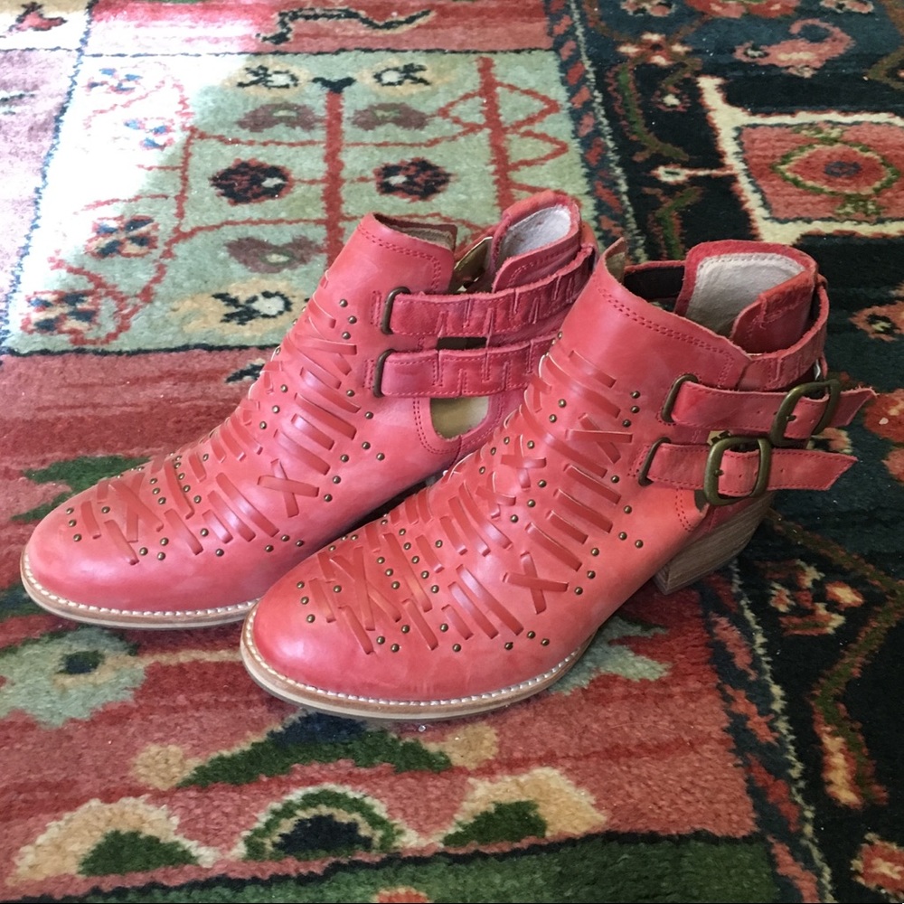 Red booties